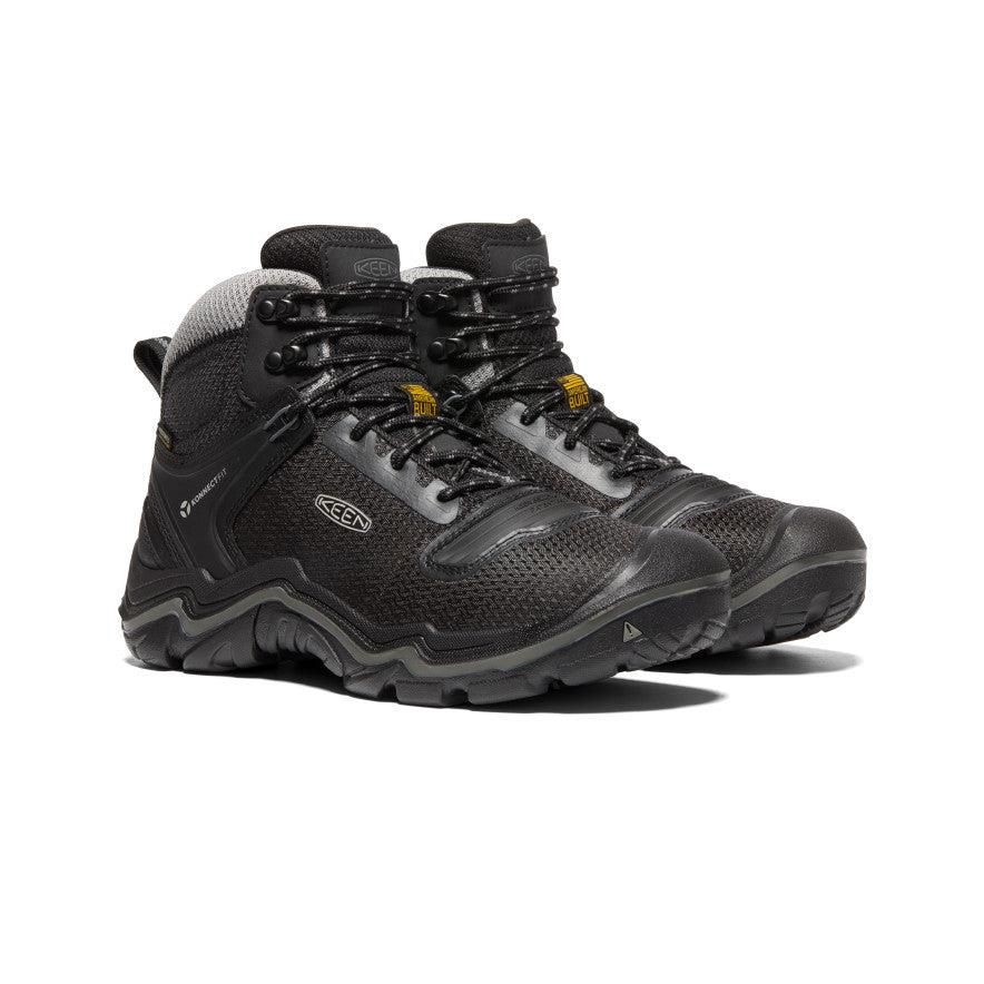 Buty Trekkingowe Keen Durand EVO Waterproof Męskie Czarne | ELXGYTK-49