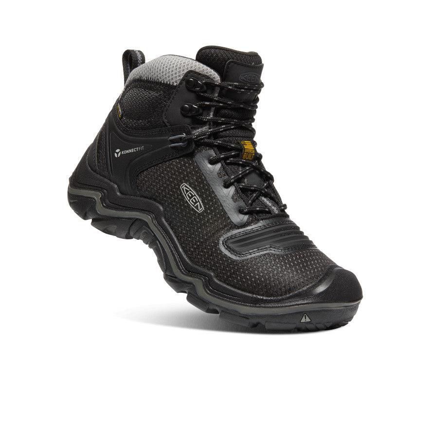 Buty Trekkingowe Keen Durand EVO Waterproof Męskie Czarne | ELXGYTK-49