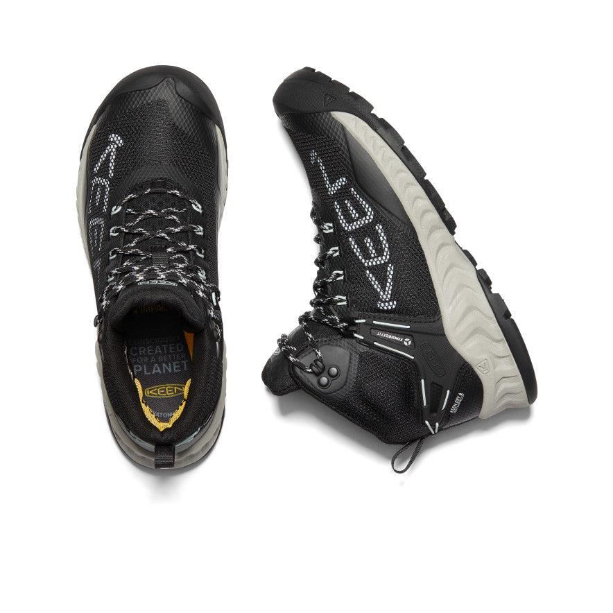 Buty Trekkingowe Keen NXIS EVO Waterproof Damskie Czarne | PZFODUL-82