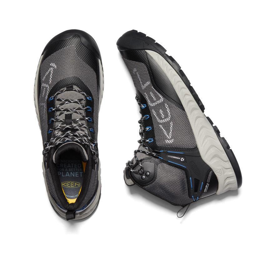 Buty Trekkingowe Keen NXIS EVO Waterproof Męskie Czarne | WIFGTLH-13