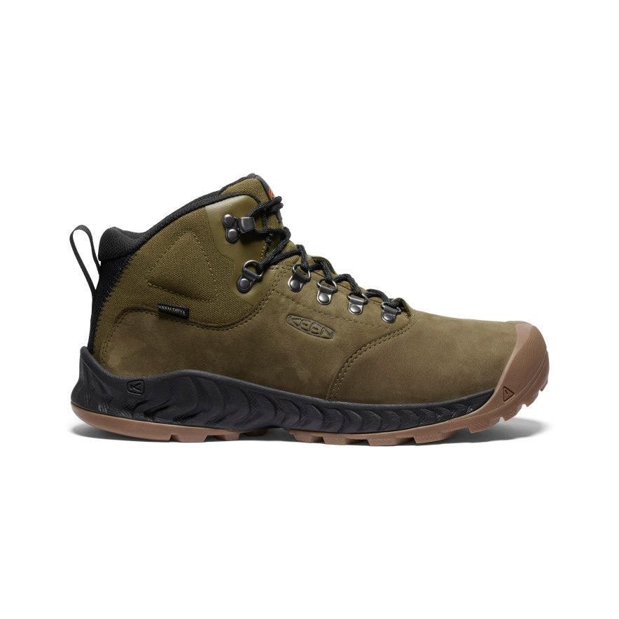 Buty Trekkingowe Keen NXIS Explorer Waterproof Męskie Oliwkowe | EHUDJWF-08