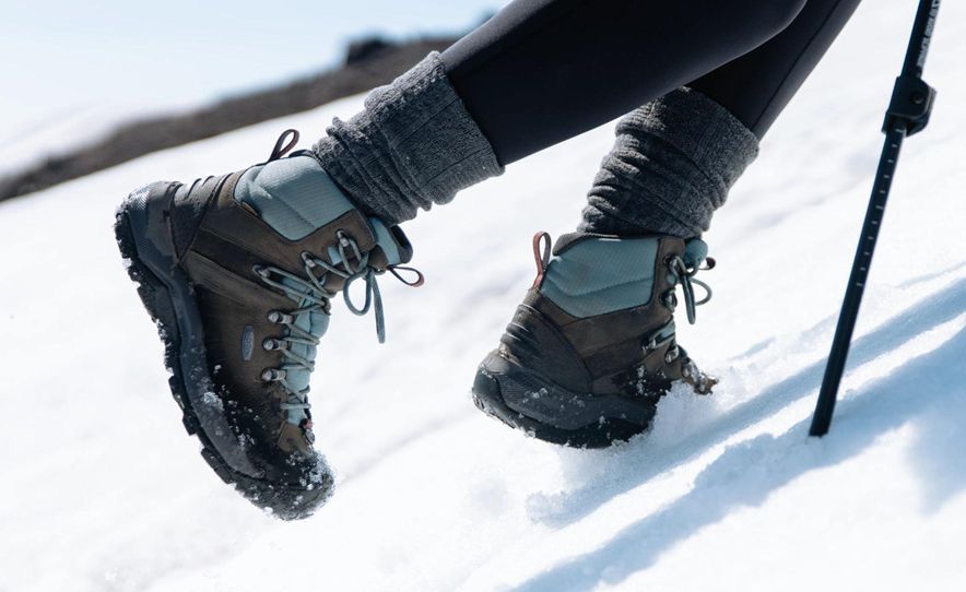 Buty Trekkingowe Keen Revel IV Polar Waterproof Damskie Szare | FZVRXGL-17