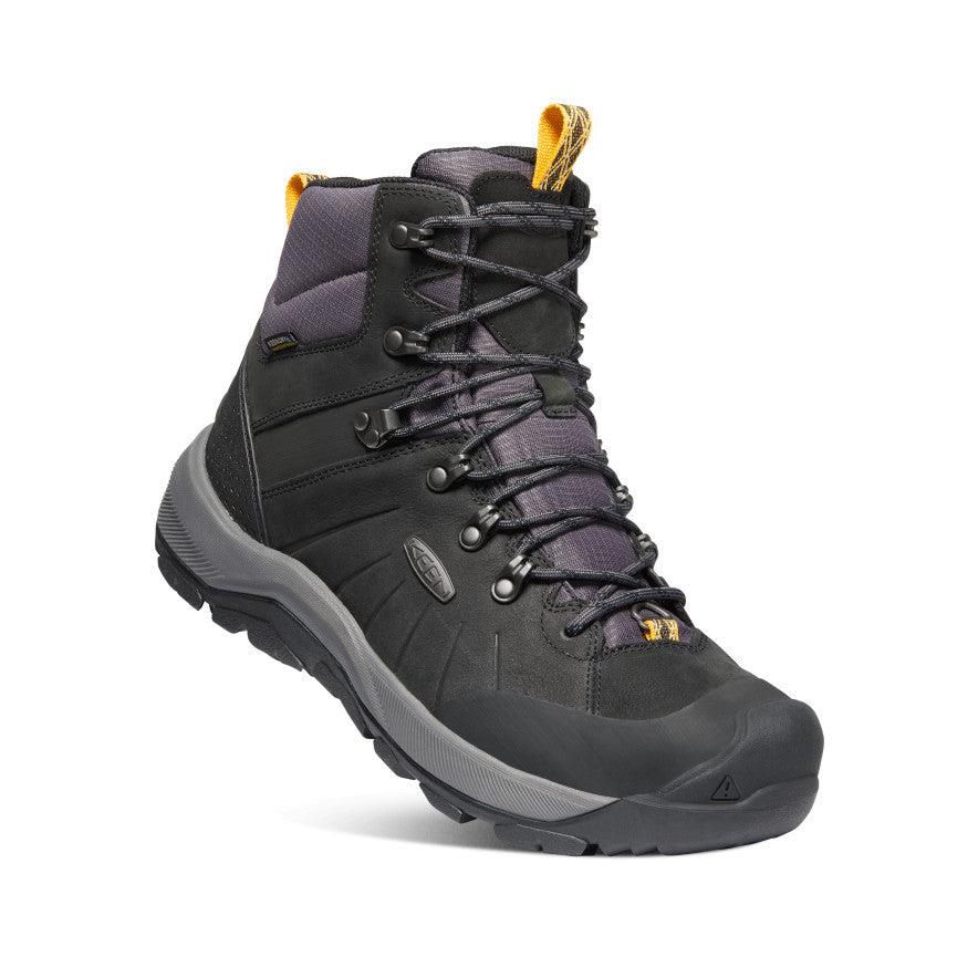 Buty Trekkingowe Keen Revel IV Polar Waterproof Męskie Czarne | XARNSCV-67