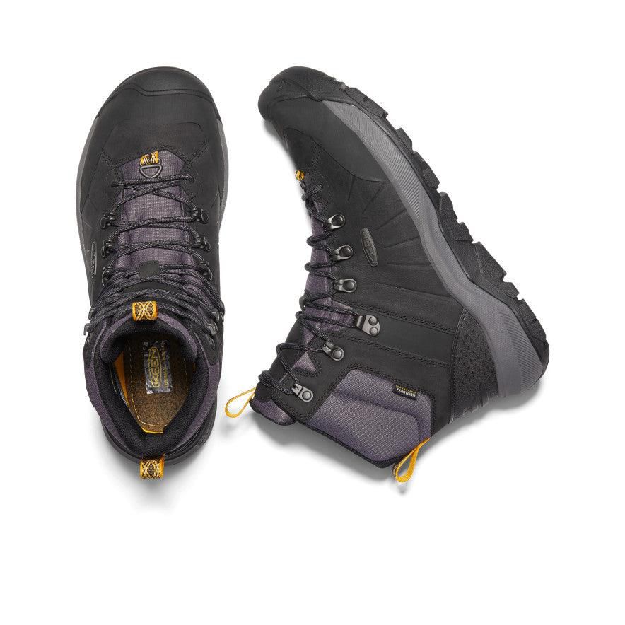 Buty Trekkingowe Keen Revel IV Polar Waterproof Męskie Czarne | XARNSCV-67