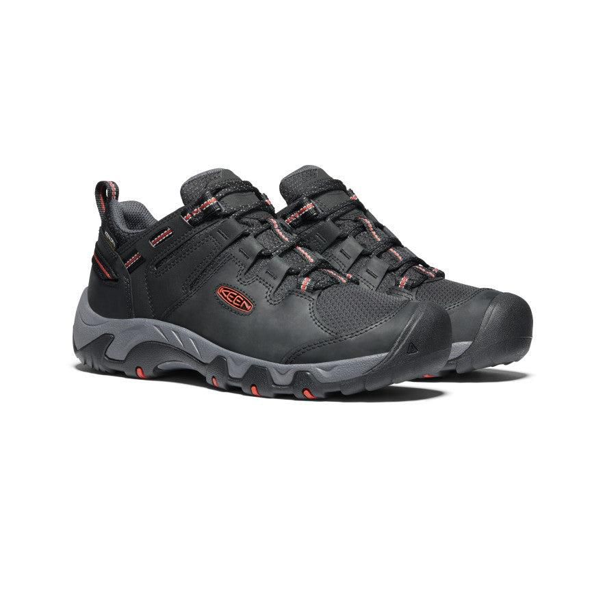 Buty Trekkingowe Keen Steens Waterproof Męskie Czarne | CZBUSXY-73