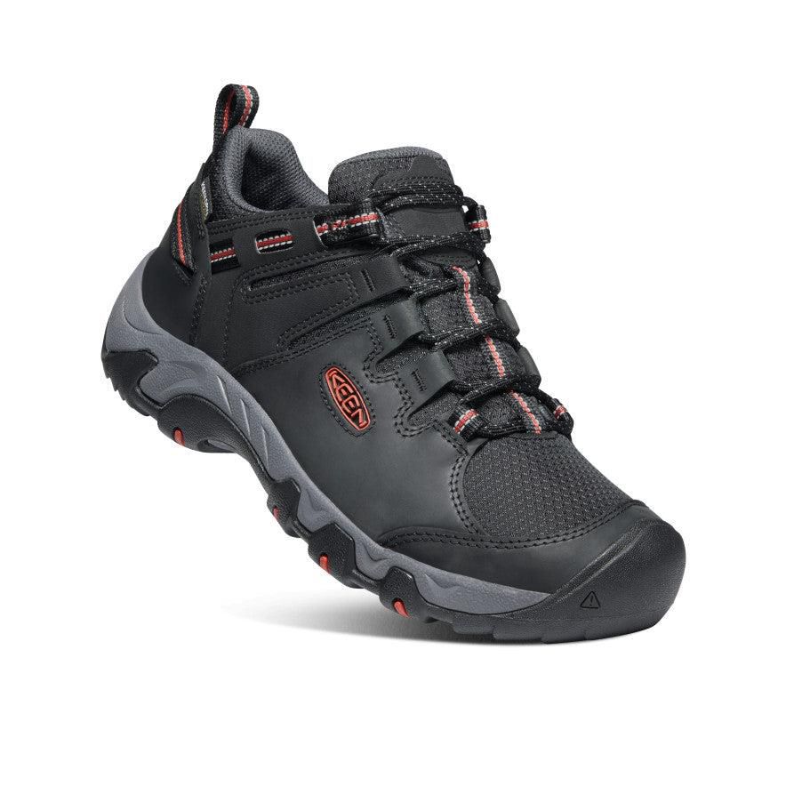 Buty Trekkingowe Keen Steens Waterproof Męskie Czarne | CZBUSXY-73