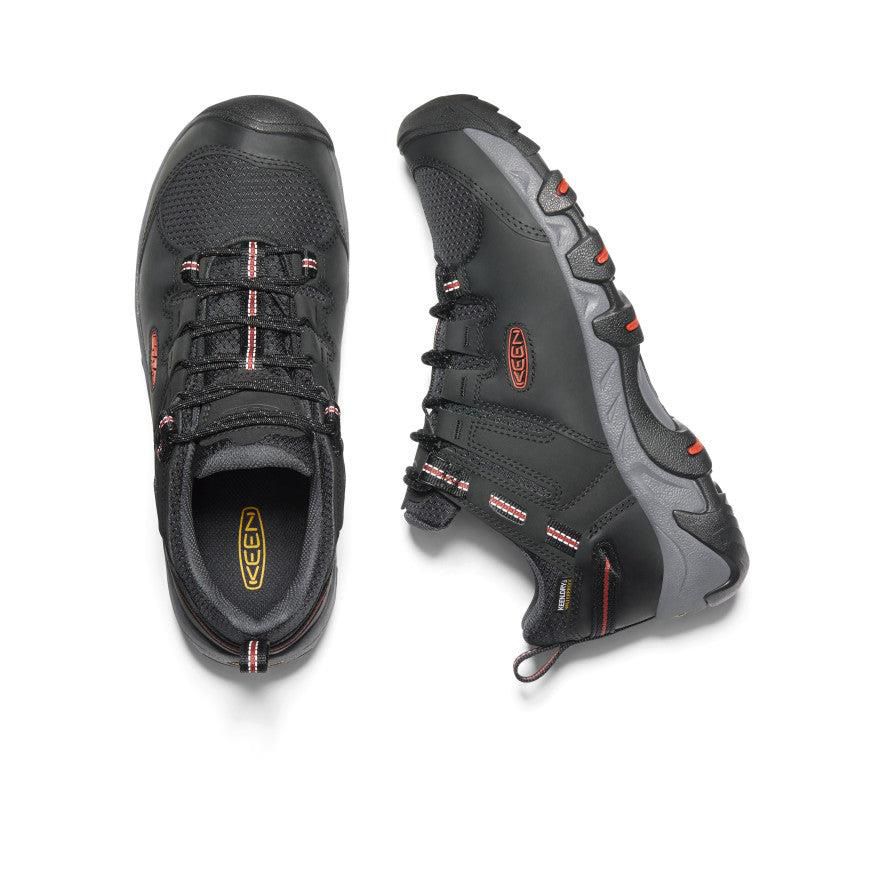 Buty Trekkingowe Keen Steens Waterproof Męskie Czarne | CZBUSXY-73