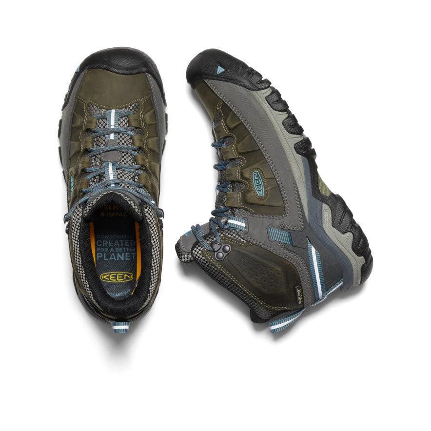 Buty Trekkingowe Keen Targhee III Waterproof Wide Damskie Oliwkowe | UEWLFQH-78