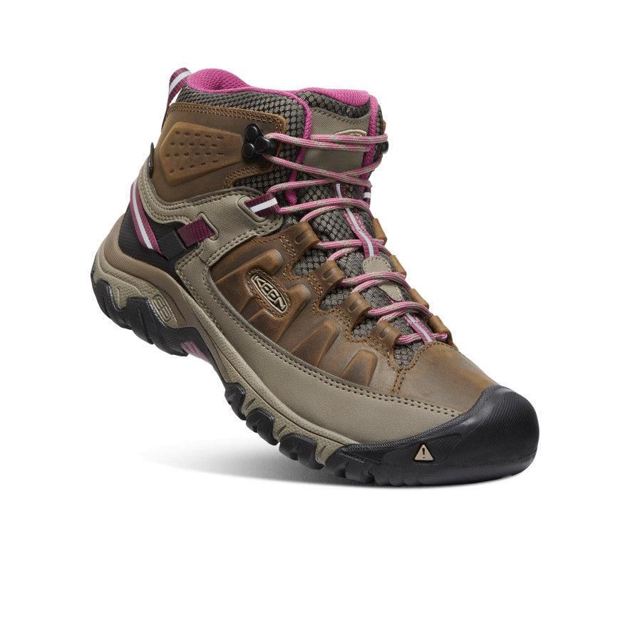 Buty Trekkingowe Keen Targhee III Waterproof Mid Damskie Brązowe | ZSIGTAL-40