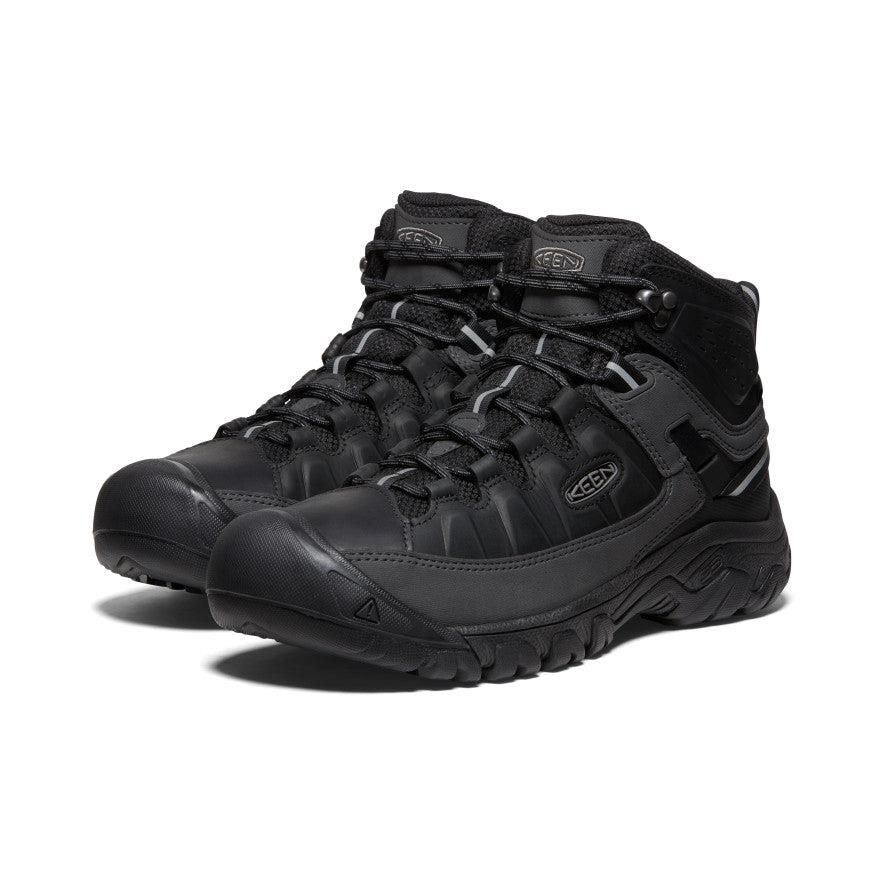 Buty Trekkingowe Keen Targhee III Waterproof Mid Męskie Czarne | VPXZLRB-40