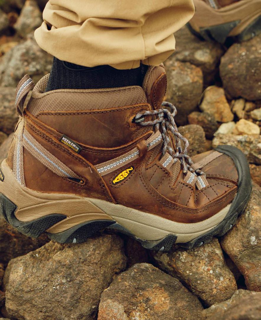 Buty Trekkingowe Keen Targhee II Waterproof Mid Damskie Brązowe | KOXVCUL-51