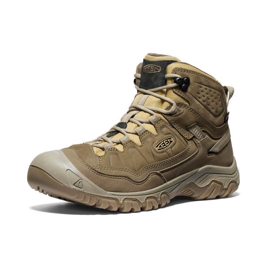 Buty Trekkingowe Keen Targhee IV Waterproof Męskie Khaki | WIFGSZX-01