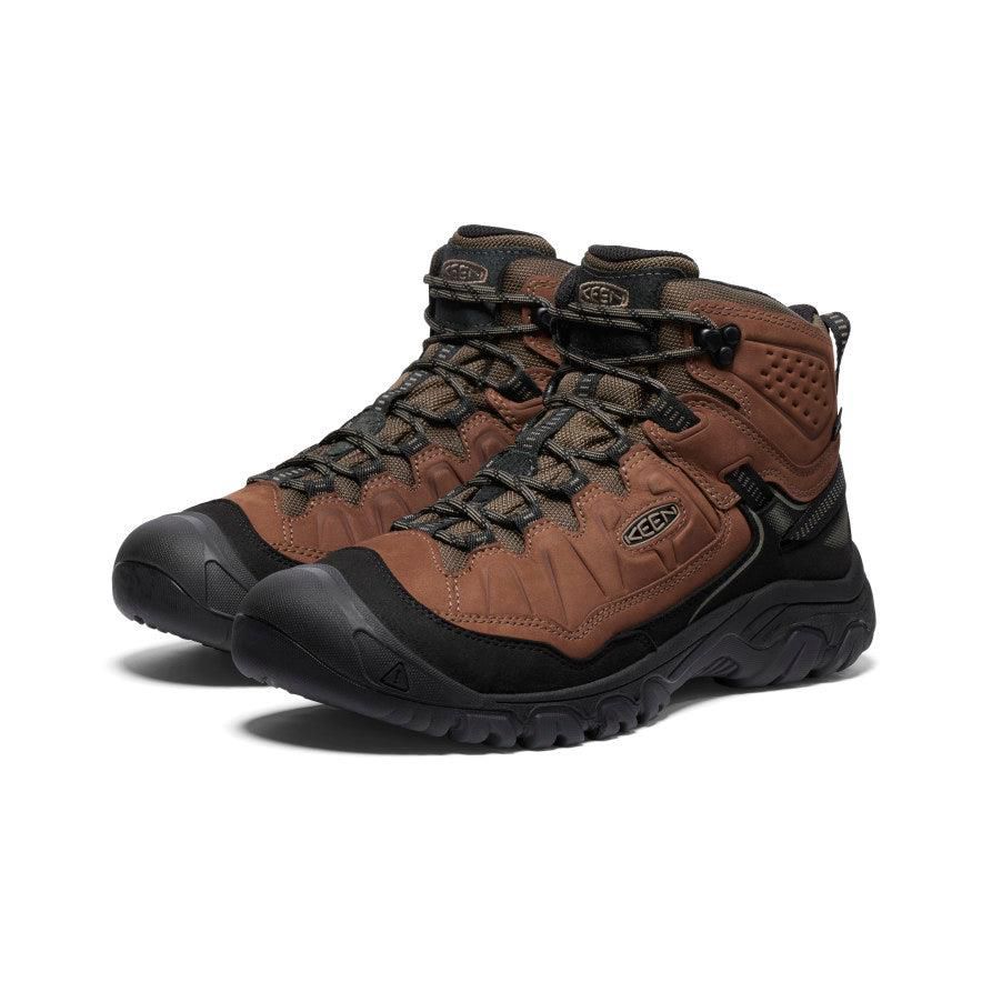 Buty Trekkingowe Keen Targhee IV Wide Waterproof Męskie Brązowe | OMVBRJG-80