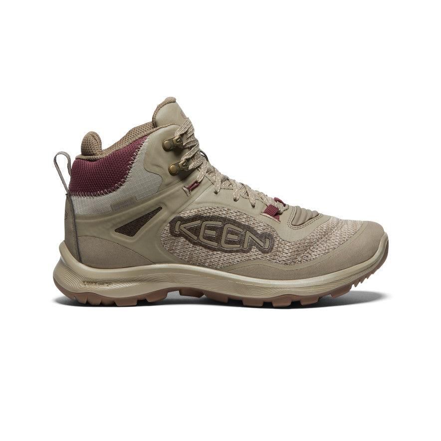 Buty Trekkingowe Keen Terradora Flex Waterproof Damskie Beżowe | EQVYPIS-90