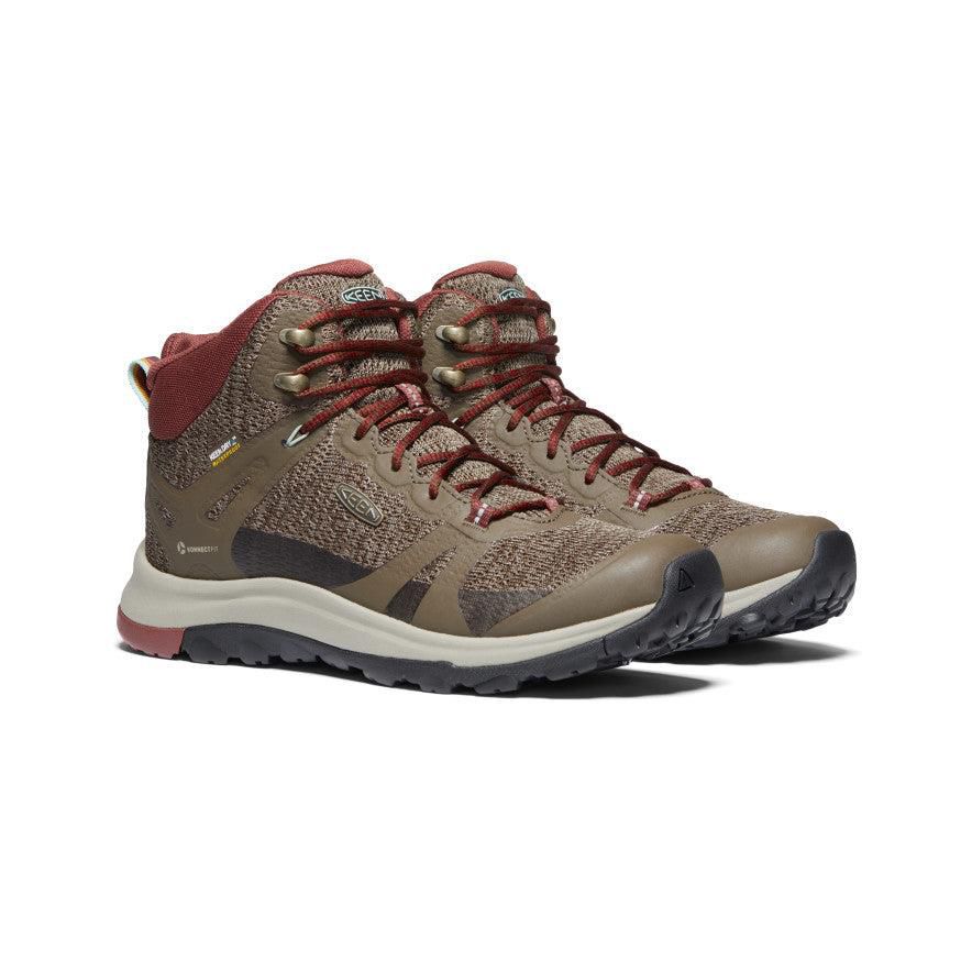 Buty Trekkingowe Keen Terradora II Waterproof Damskie Oliwkowe | SLPGONK-82