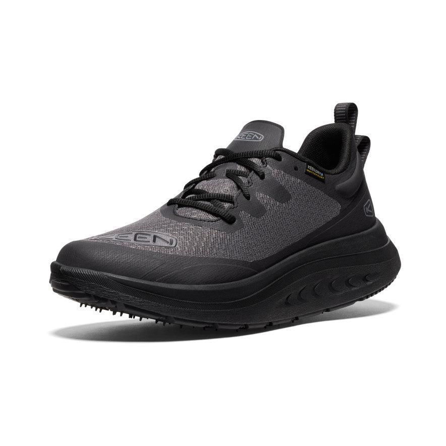 Buty do Chodzenia Keen WK400 Waterproof Męskie Czarne | TXHAWBZ-07