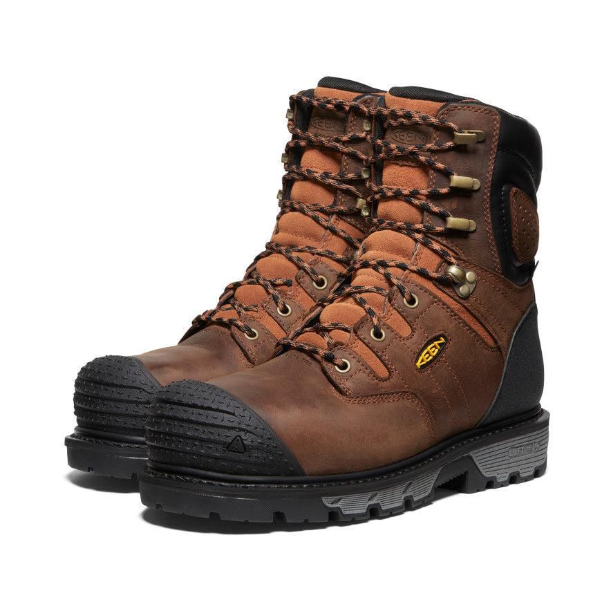 Kozaki Keen Camden 8 Insulated Waterproof (Carbon-Fiber Toe) Męskie Brązowe | ZVNASBR-83