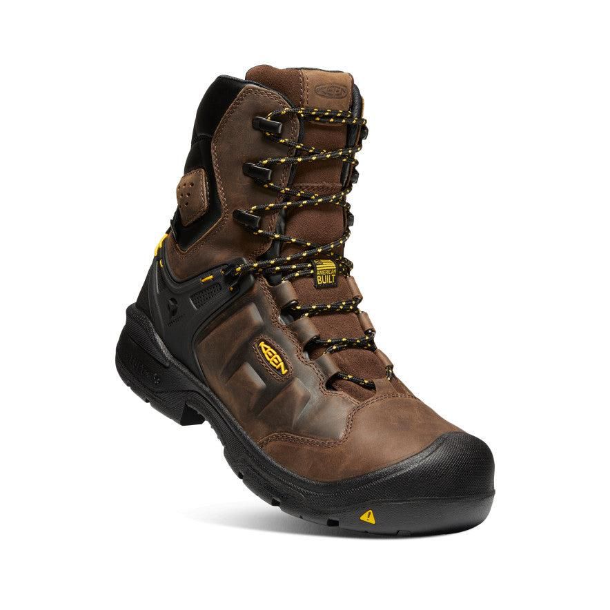 Kozaki Keen Dover 8 Waterproof (Carbon-Fiber Toe) Męskie Brązowe | PDQJCOY-19