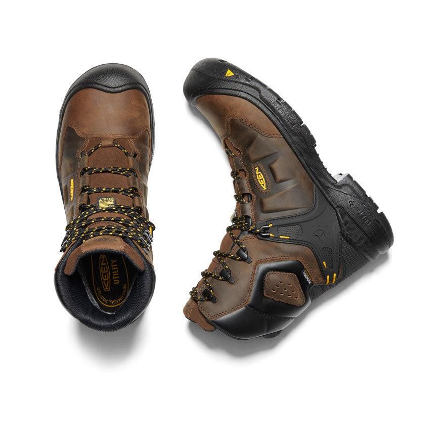 Kozaki Keen Dover 8 Waterproof (Carbon-Fiber Toe) Męskie Brązowe | PDQJCOY-19