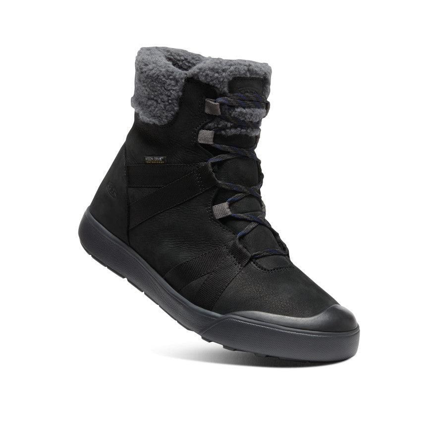 Kozaki Keen Elle Winter Waterproof Damskie Czarne | NXVUIPW-50