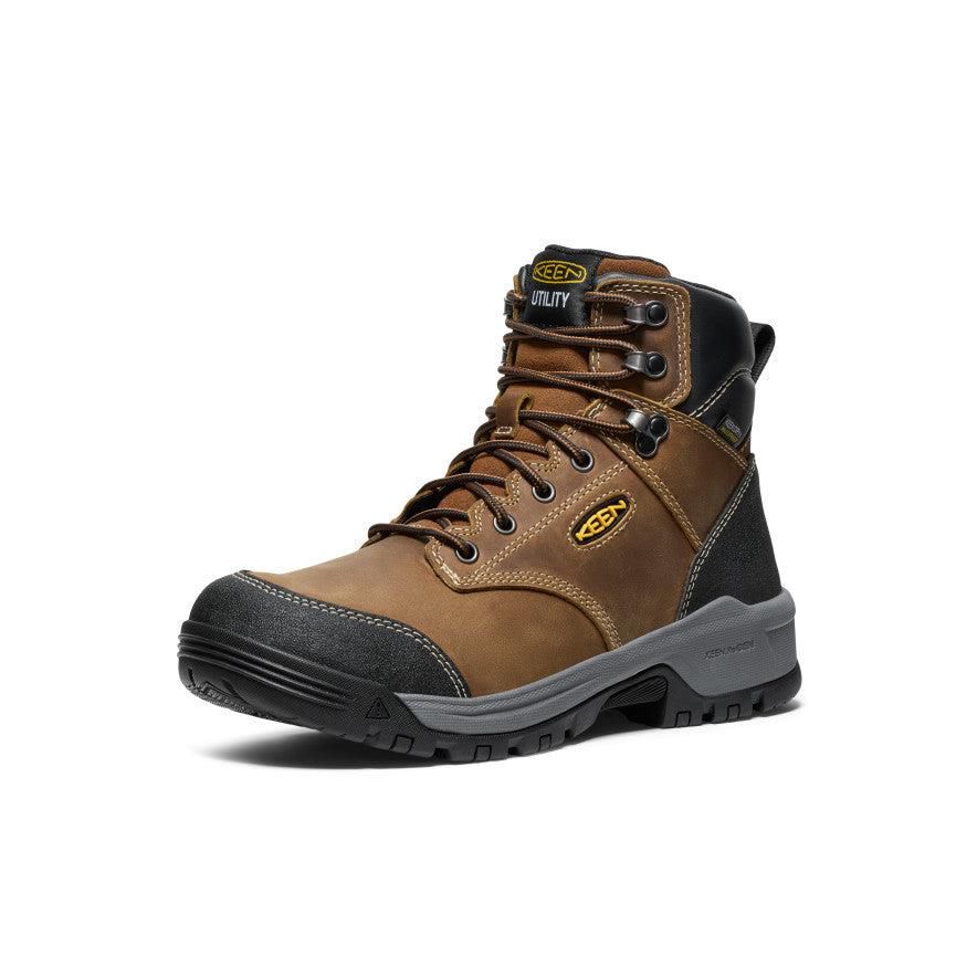 Kozaki Keen Evanston 6 Waterproof (Soft Toe) Męskie Brązowe | UQHMIJC-71