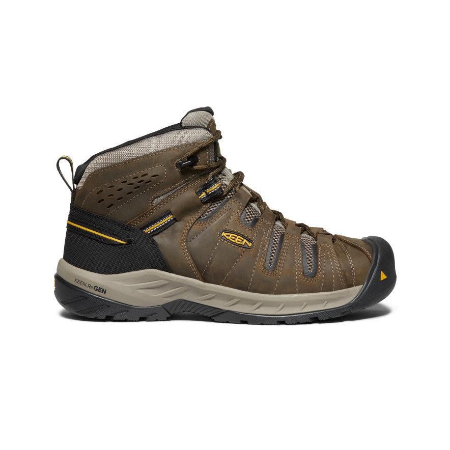 Kozaki Keen Flint II (Steel Toe) Męskie Brązowe | HOIAPBT-01