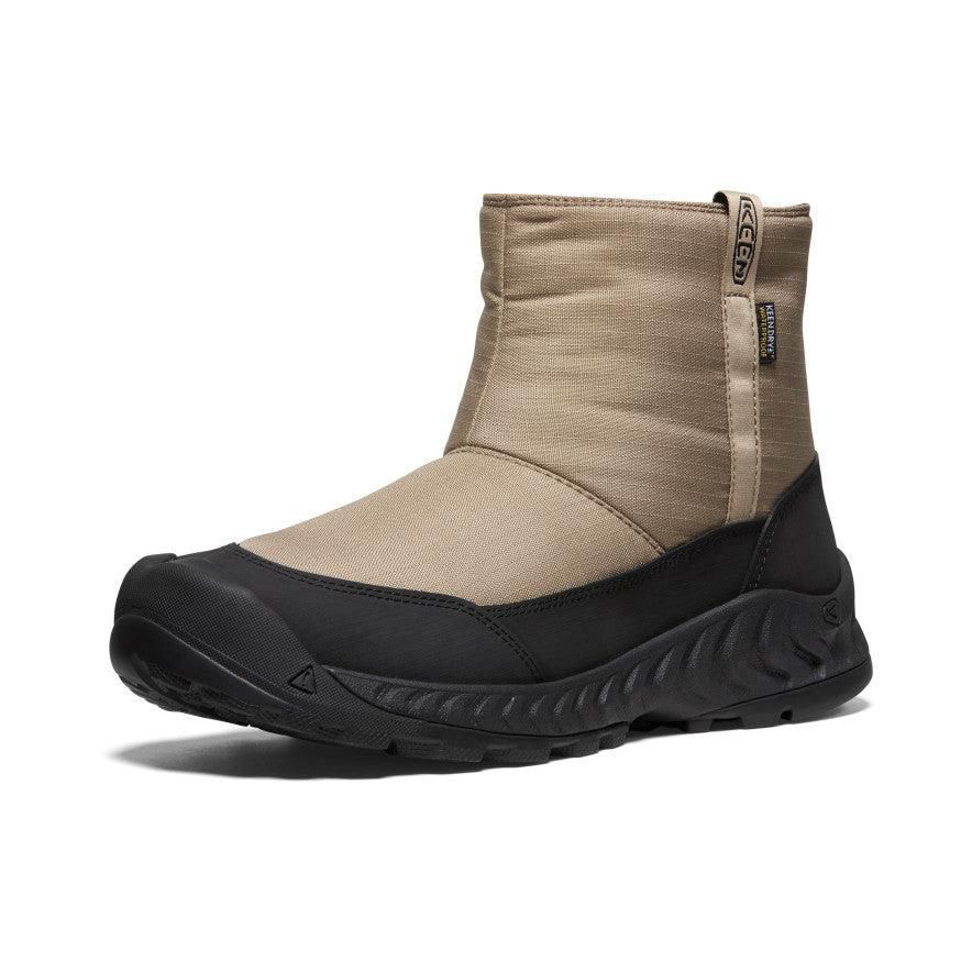 Kozaki Keen Hood NXIS Waterproof Winter Pull-On Męskie Beżowe | LCAQOYB-41