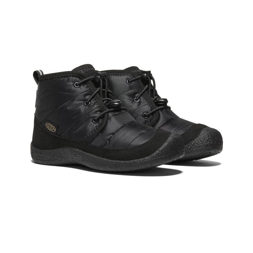 Kozaki Keen Howser II Waterproof Chukka Dziecięce Czarne | GIKVCTU-94