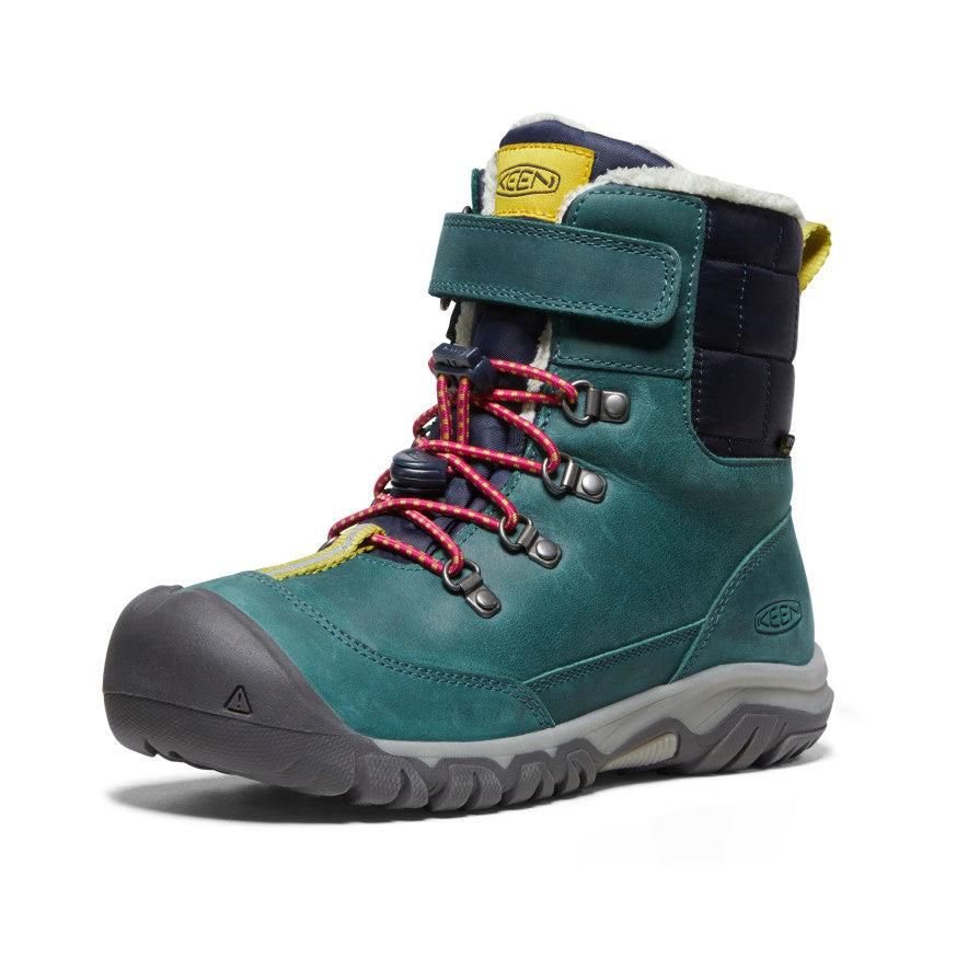 Kozaki Keen Kanibou Waterproof Winter Dziecięce Zielone | LXBENKJ-47