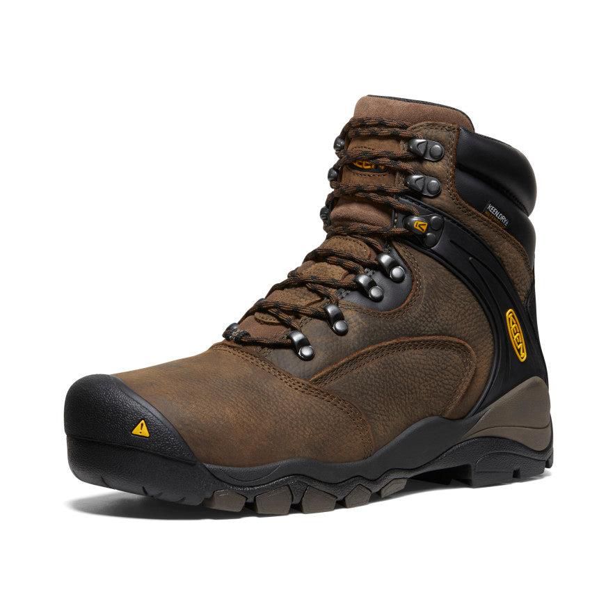 Kozaki Keen Louisville 6 Waterproof (Steel Toe) Męskie Brązowe | HXWDGUE-73