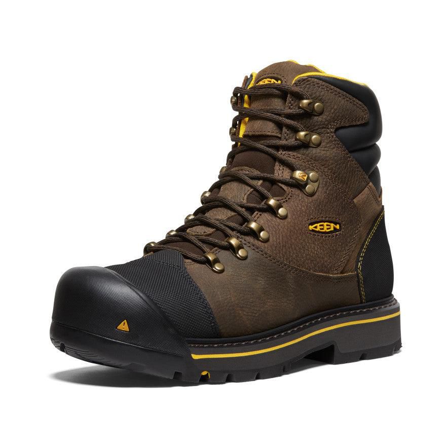 Kozaki Keen Milwaukee 6 (Steel Toe) Męskie Brązowe | EMROCQJ-91