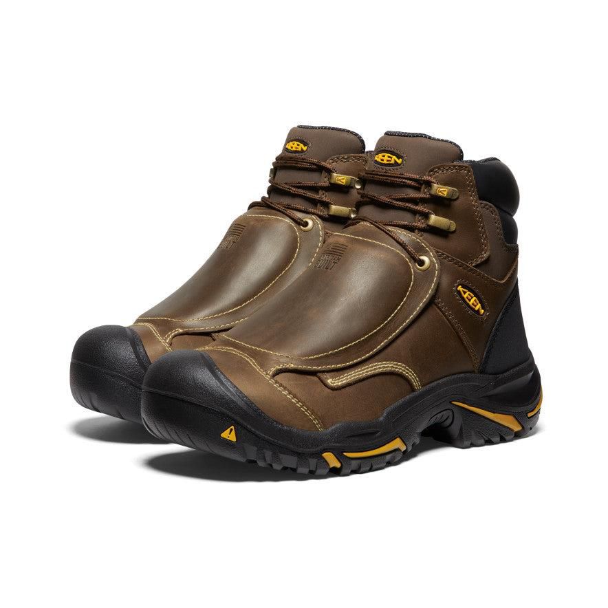 Kozaki Keen Mt Vernon 6 MET Waterproof (Steel Toe) Męskie Brązowe | ADYEJVT-23