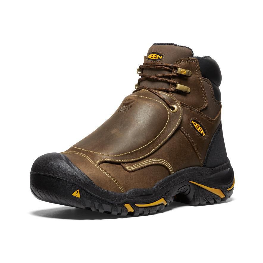 Kozaki Keen Mt Vernon 6 MET Waterproof (Steel Toe) Męskie Brązowe | ADYEJVT-23