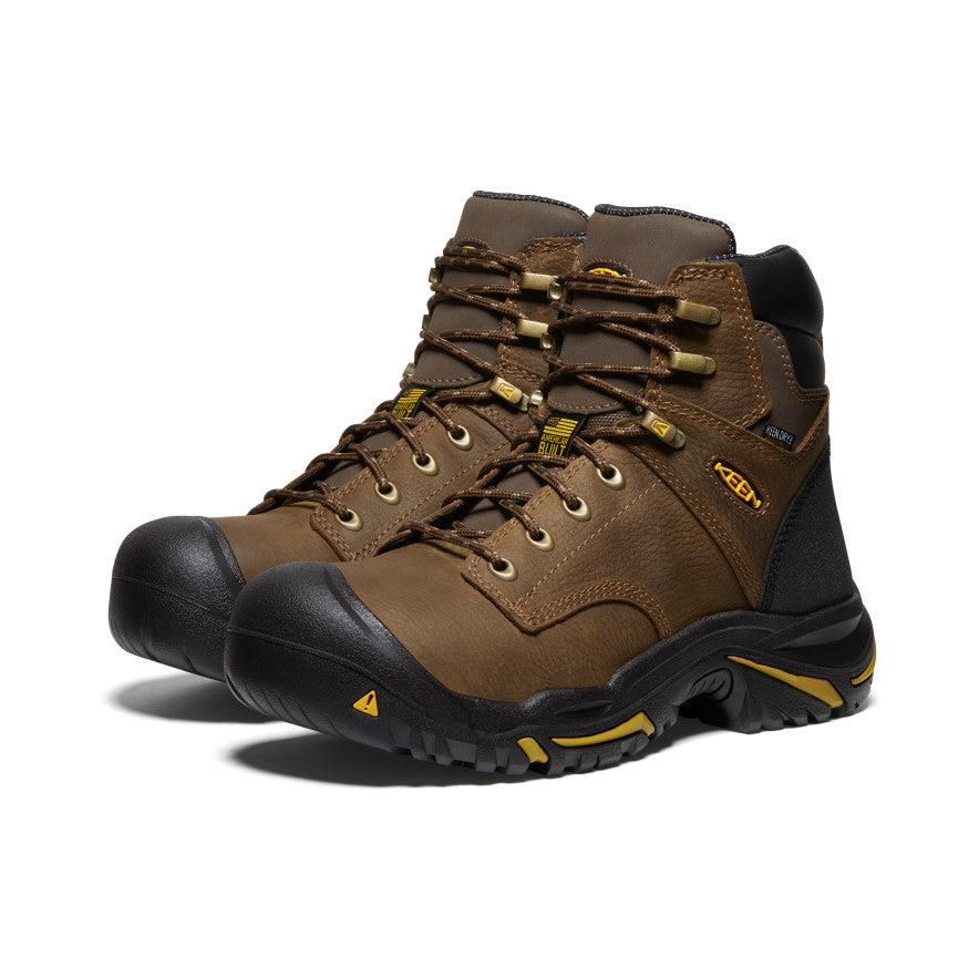 Kozaki Keen Mt Vernon 6 Waterproof (Soft Toe) Męskie Brązowe | GXMOJKP-71