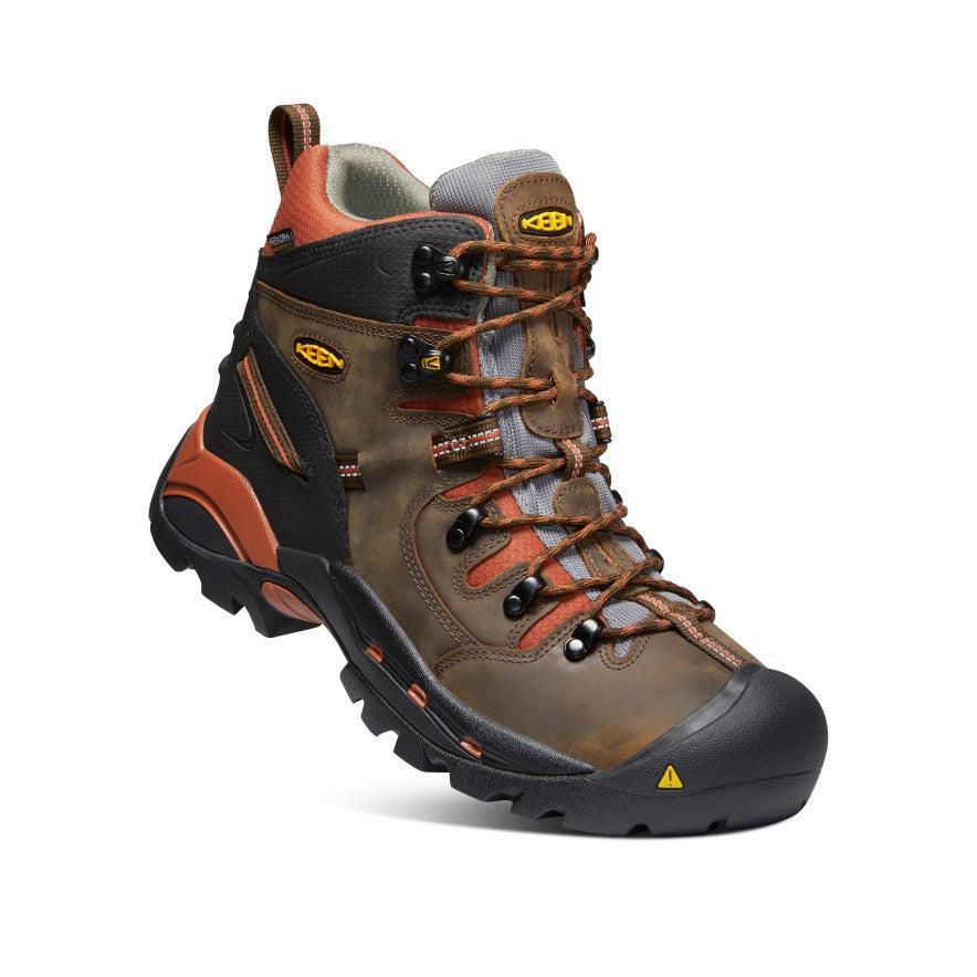 Kozaki Keen Pittsburgh 6 Waterproof (Soft Toe) Męskie Brązowe | GTFNEJI-93