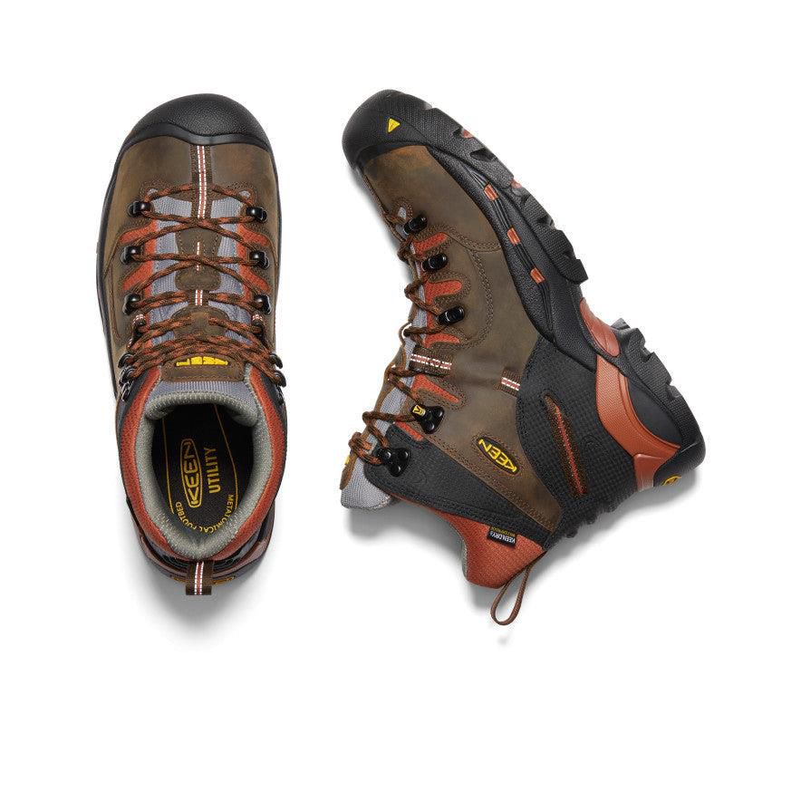 Kozaki Keen Pittsburgh 6 Waterproof (Soft Toe) Męskie Brązowe | GTFNEJI-93