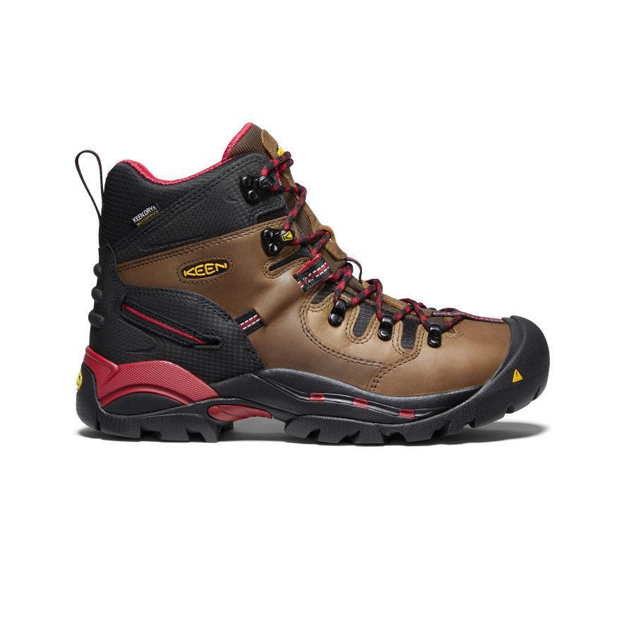 Kozaki Keen Pittsburgh 6 Waterproof (Steel Toe) Męskie Brązowe | OCYDUIX-84