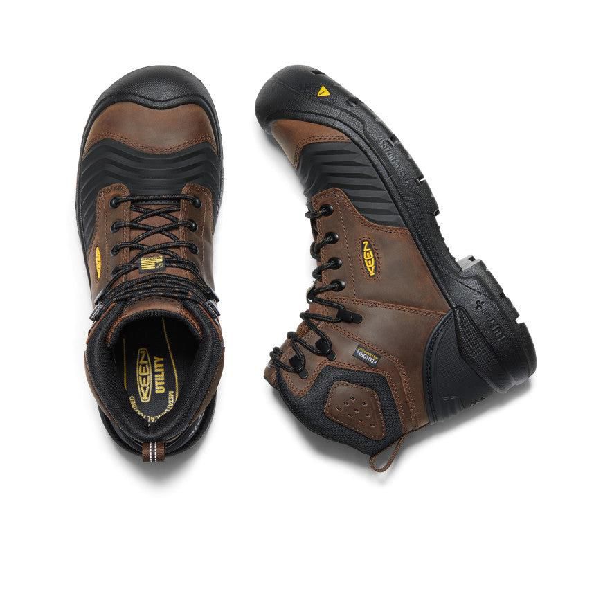 Kozaki Keen Portland 6 Waterproof (Carbon-Fiber Toe) Męskie Brązowe | NAORZDK-82