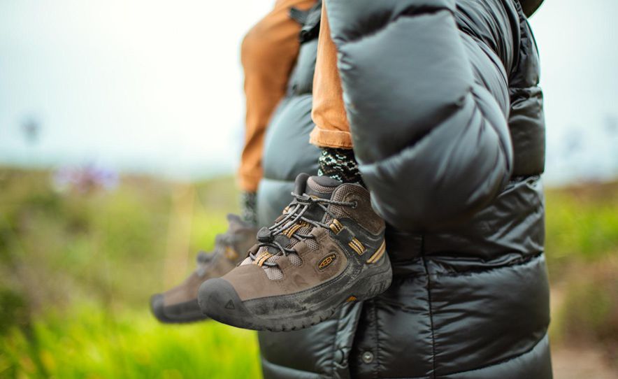 Kozaki Keen Targhee Waterproof Dziecięce Brązowe | JGOASVB-07