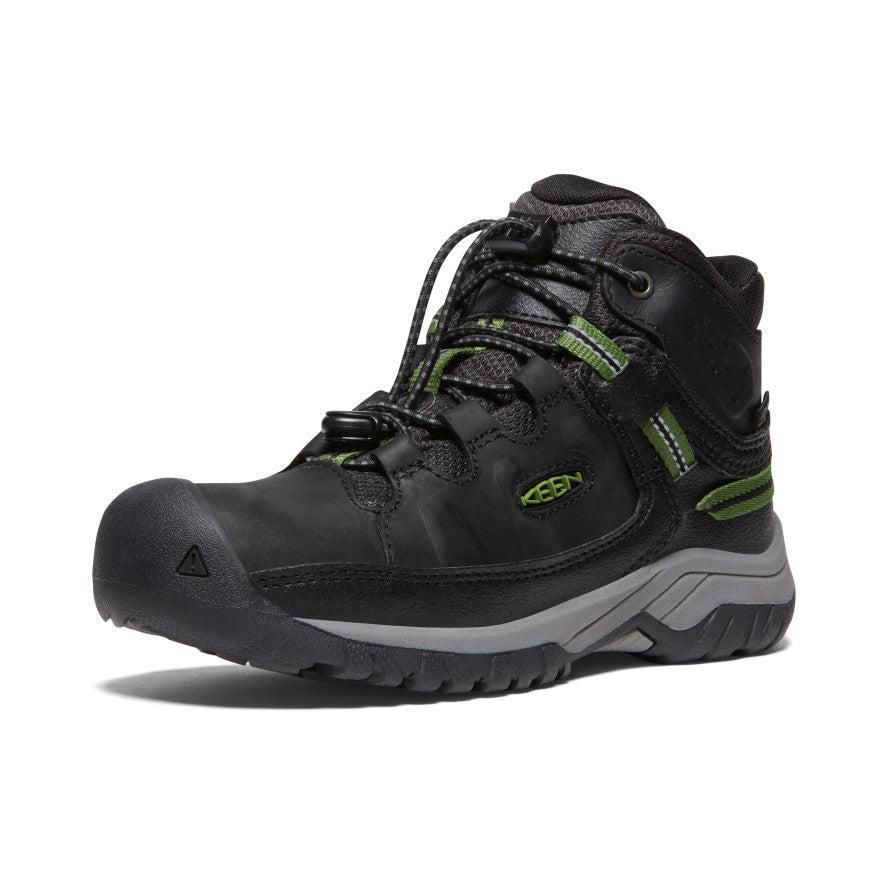 Kozaki Keen Targhee Waterproof Dziecięce Czarne | QCRLEDX-36