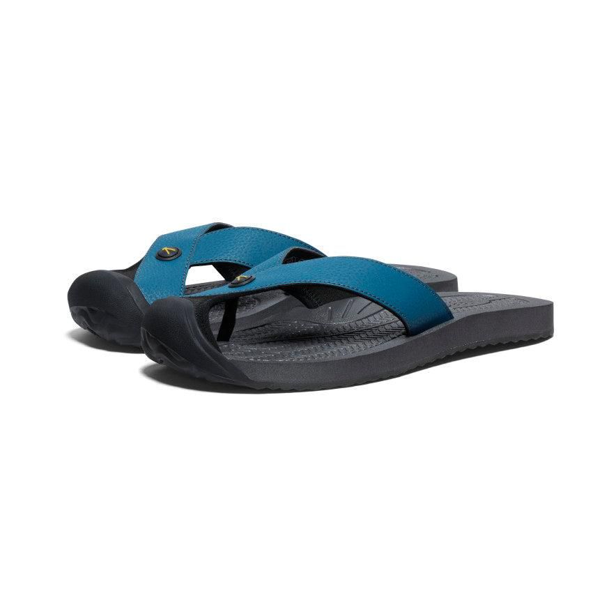 Sandały Keen Barbados Flip-Flop Męskie Niebieskie | HXPWVSZ-05