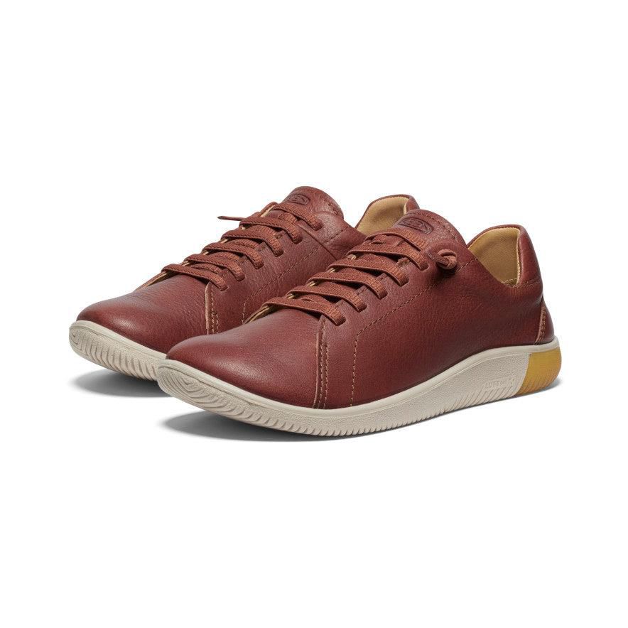 Trampki Keen KNX Leather Damskie Czerwone | ZPLHRAF-18