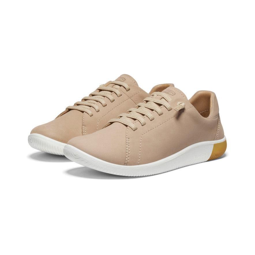 Trampki Keen KNX Leather Damskie Khaki | XTLVCPQ-28