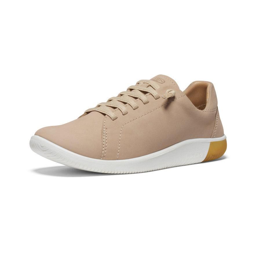 Trampki Keen KNX Leather Damskie Khaki | XTLVCPQ-28