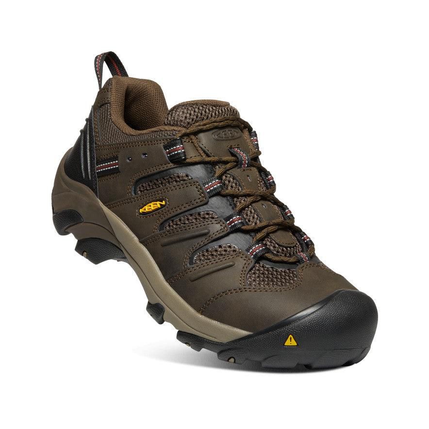 Trampki Keen Lansing Low (Steel Toe) Męskie Brązowe | LTCQRFU-26